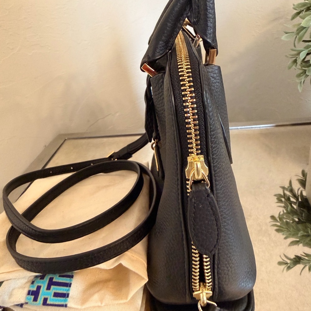 Authentic Tory Burch mini Swing leather satchel - Picture 4 of 11